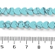 perles synthétiques turquoise brins(G-M403-A29-02)-5