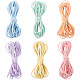 30m 6 couleurs cordons &eacute;lastiques en polyester(EC-TA0001-07C)-2