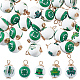 30Pcs Saint Patrick's Day Printed Wood Pendants(FIND-DC0004-82)-1