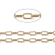 Soldered Brass Paperclip Chains(CHC-G005-19G)-1