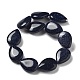 Synthetic Blue Goldstone Beads Strands(G-P528-L06-01)-3