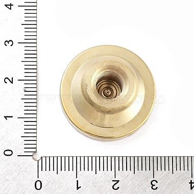 Texture Theme Roung Brass Stamp Head(AJEW-M036-06B-G)-4