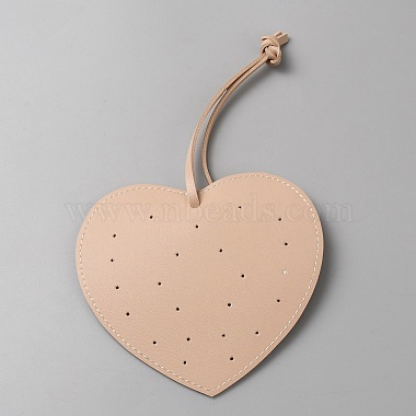 Imitation Leather Earring Display Cards(EDIS-WH0022-27B)-1