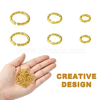 90Pcs 3 Styles Iron Open Jump Rings(IFIN-YW0003-45)-2