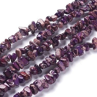 Purple Chip Imperial Jasper Beads