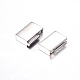 304 Stainless Steel Magnetic Clasps with Glue-in Ends(X-STAS-I011-15)-4