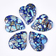 Assembled Synthetic Imperial Jasper and Natural Lapis Lazuli Pendants(G-S329-053)-1