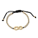 304 Edelstahl unendlich Link Armb&auml;nder(BJEW-F534-01GP-02)-4