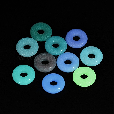 Synthetic Noctilucent Stone/Luminous Stone Pendants(G-Z054-01B)-2