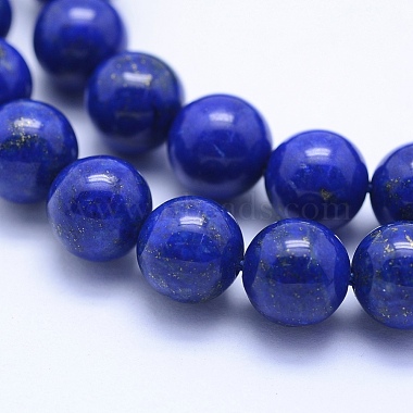 Chapelets de perles en lapis-lazuli naturel(G-P342-01-8mm-AA)-3