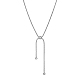 Stainless Steel Snake Chains Lariat Necklaces(AA0282-2)-1