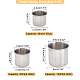 304 Stainless Steel Measuring Cups(AJEW-UN0001-11P)-5