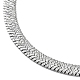304 Stainless Steel Herringbone Chain Necklaces(NJEW-P282-04P)-3