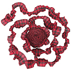 Linen Ribbon, for Craft Making, Gift Wrapping Decoration, Red, 1-7/8 inch(47mm), about 5.25 Yards(4.8m)/Roll(DIY-WH20081-001C)