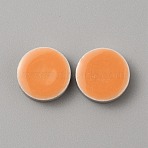 Porcelain Mosaic Tiles, Round Shape Mosaic Tiles, for DIY Mosaic Art Crafts, Picture Frames and More, Sandy Brown, 17x3.5~4mm, 45pcs/bag(DIY-WH0453-33G)