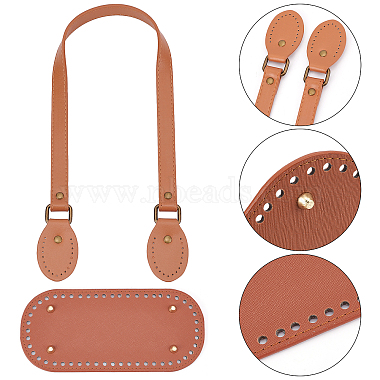 Elite PU Leather Bag Bottom with Shoulder Strap(FIND-PH0005-27B)-6