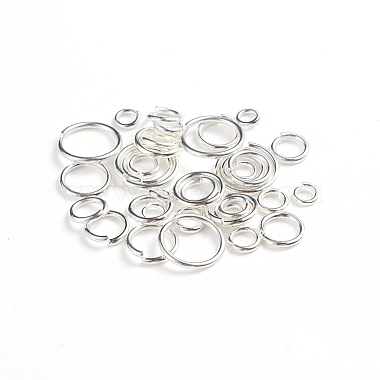 Silver Ring Brass Close but Unsoldered Jump Rings