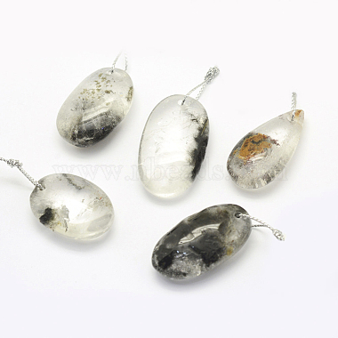 Mixed Shapes Quartz Pendants