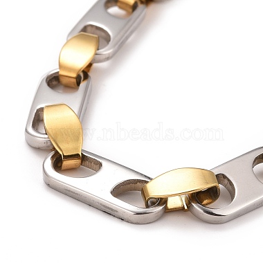 Chapado al vacío 304 collar de cadenas de eslabones ovalados de acero inoxidable(STAS-E160-22GP)-2