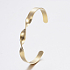 304 Stainless Steel Cuff Bangles(BJEW-I244-26G)-1