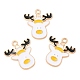 Christmas Light Gold Tone Alloy Enamel Pendants(ENAM-M059-03KCG-02)-3