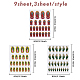 9 Sheets 3 Style Nail Art Stickers(MRMJ-HY0002-29)-2