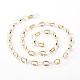 Handmade 3 Strands 3 Styles CCB Plastic Cable Chains(AJEW-JB00960)-7
