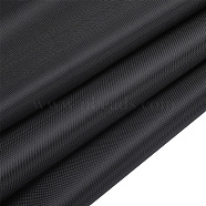 Polyester Waterproof Canvas Fabric, for DIY Bag Clothing Accessories, Black, 150x0.01cm, about 2 yard/sheet(AJEW-WH0314-241)