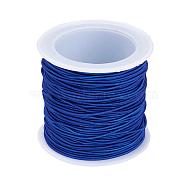 Elastic Cord, Medium Blue, 1mm, about 22.96 yards(21m)/roll(RB1.0mm-26)