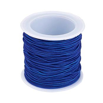Elastic Cord, Medium Blue, 1mm, about 22.96 yards(21m)/roll