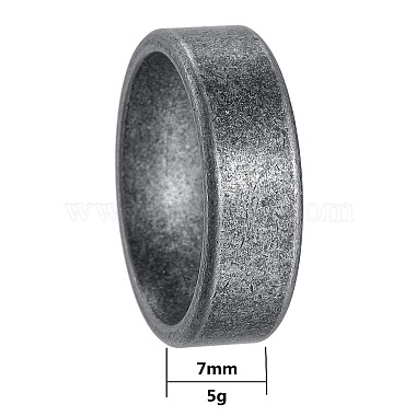 Titanium Steel Finger Rings for Men(WGDF4AB-36)-2