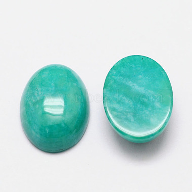 模造アマゾナイトのカボション(G-K021-18x13mm-09)-2