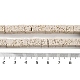 Brins de perles teintées en pierre de lave synthétique(G-H311-02B-11)-5