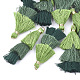 Polycotton(Polyester Cotton) Tassel Pendant Decorations(X-FIND-T018-03)-1