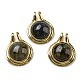 Natural Labradorite Pendants(G-M405-06G)-3