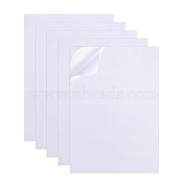 A4 Double Sided Tape Adhesive Foam Paper Sponge Paper, White, 28.9x21x0.1cm(AJEW-BC0005-44)