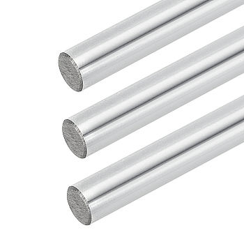 45# High-carbon Steel Linear Motion Rods, Shaft Guide, Stainless Steel Color, 300x8mm