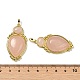 Natural Rose Quartz Pendants(G-C096-04G-01)-3