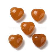 Natural Red Aventurine Beads, Heart, 14.5~15x14.5~15x8.5mm, Hole: 1.5mm(G-K248-A15)