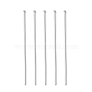 Jewelry Tools and Equipment Decorative Stainless Steel Flat Head Pins, 50x0.6mm, 22 Gauge, Head: 1.5mm(X-STAS-E023-0.6x50mm)