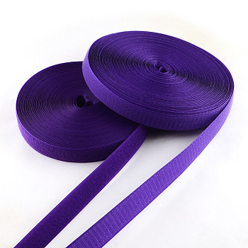 Adhesive Hook and Loop Tapes, Magic Taps with 50% Nylon and 50% Polyester, Indigo, 25mm