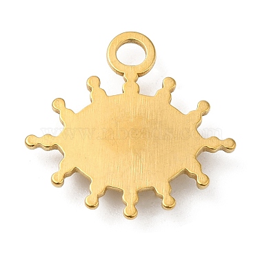 Real 18K Gold Plated 304 Stainless Steel Pendants(STAS-A084-19G-02)-2