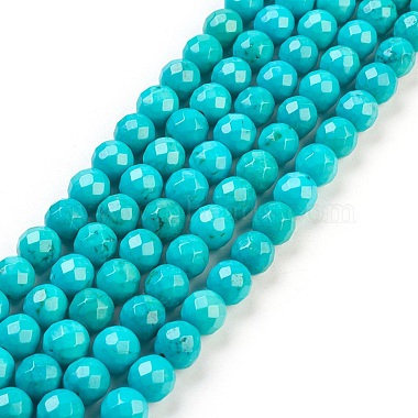 8mm Turquoise Round Natural Turquoise Beads