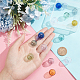 14Pcs 7 Colors Transparent Blow High Borosilicate Glass Globe Beads(GLAA-NB0001-62)-3
