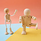 jouets de robot en bois blanc inachevé(AJEW-TA0001-03)-4