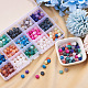 300Pcs 15 Colors Natural Crackle Agate Beads(G-TA0001-26)-6