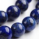 Round Natural Lapis Lazuli Gemstone Bead Strands(G-J333-05-8mm)-1