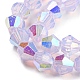 Cuisson des brins de perles de verre transparentes peintes(GLAA-F029-TM6mm-01)-3