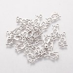 Non-Tarnish 201 Stainless Steel Charms, Penguin, Stainless Steel Color, 14x7x1mm, Hole: 1.5mm(STAS-S105-T212)