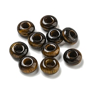 Natural Tiger Eye Beads, Rondelle, 10x4.5mm, Hole: 3.5mm(G-Q173-03A-20)